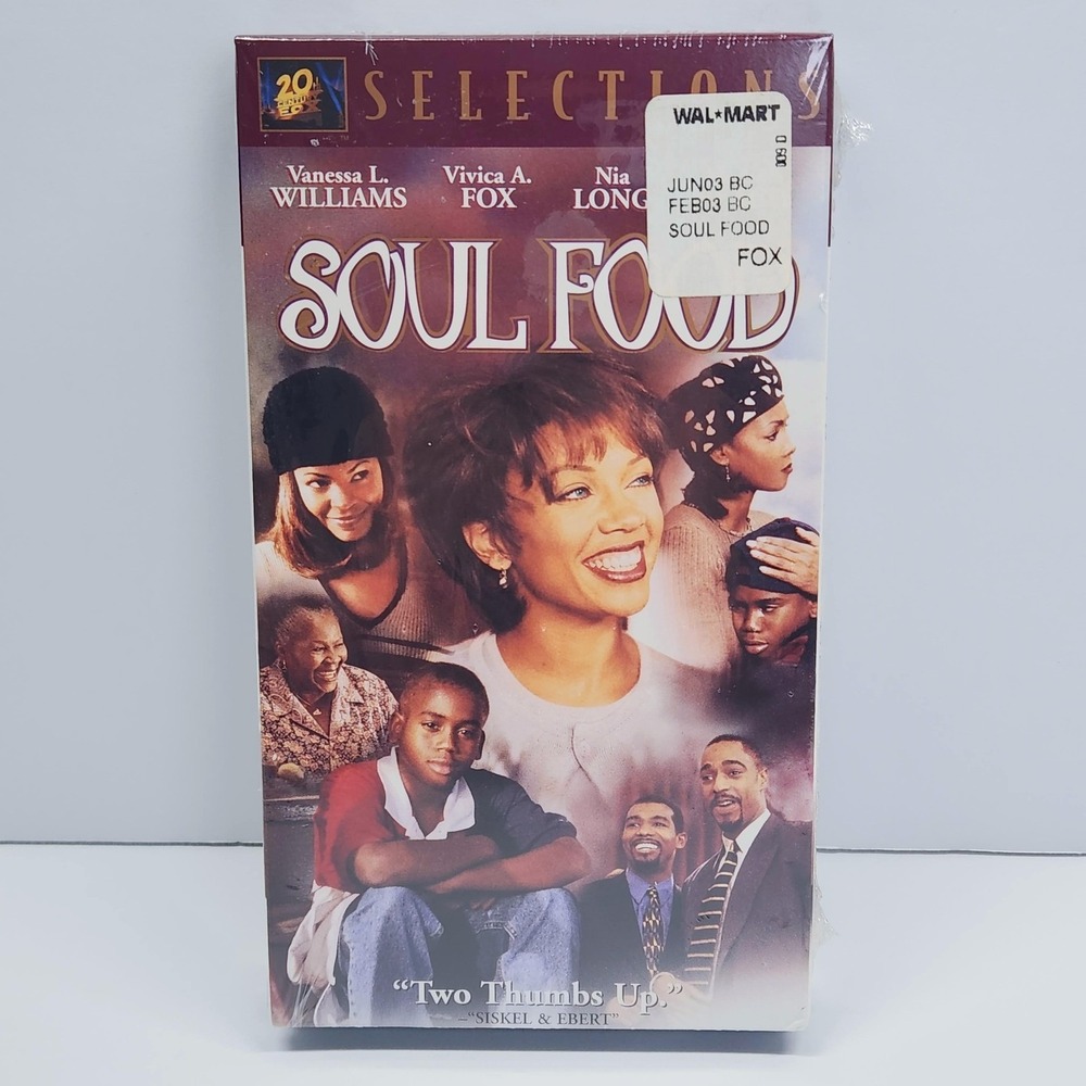 Vintage Soul Food 1997 VHS Tape 20th Century Fox Drama Family Movie USA Sealed